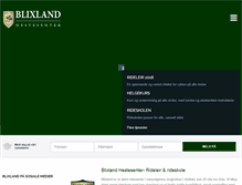 Tablet Screenshot of blixland.no